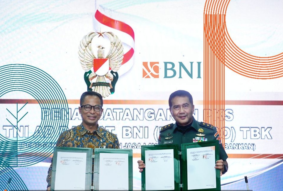 BNI Perkuat Sinergi dengan TNI AD Melalui Penyediaan Layanan Keuangan Terintegrasi