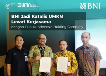 BNI Jadi Katalis UMKM Lewat Kerjasama dengan Pupuk Indonesia Holding Company