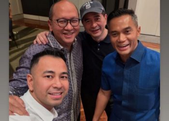 Arsjad Rasjid, Raffi Ahmad, dan Anin Bakrie Satu Frame, Netizen: Ketua Kadin Siapa?