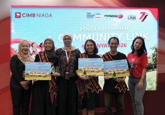 Dorong Inovasi Berkelanjutan, CIMB Niaga Danai Tiga Usaha Sosial Terbaik di Community Link 2026