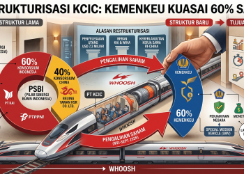 Restrukturisasi KCIC: Kemenkeu Kuasai 60% Saham, Utang Dikelola via SMV