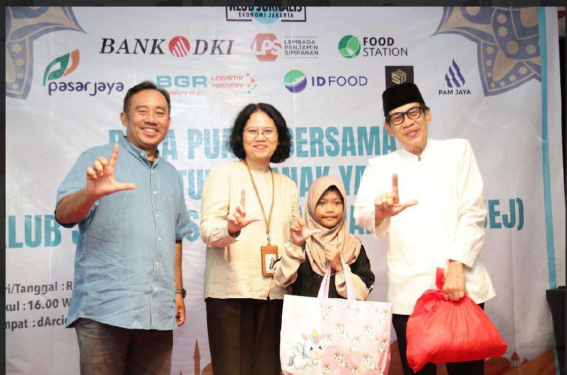 Gelar Santunan dan Bakti Sosial, KJEJ Kolaborasi dengan LPS, Bank DKI, dan Sejumlah Perusahaan