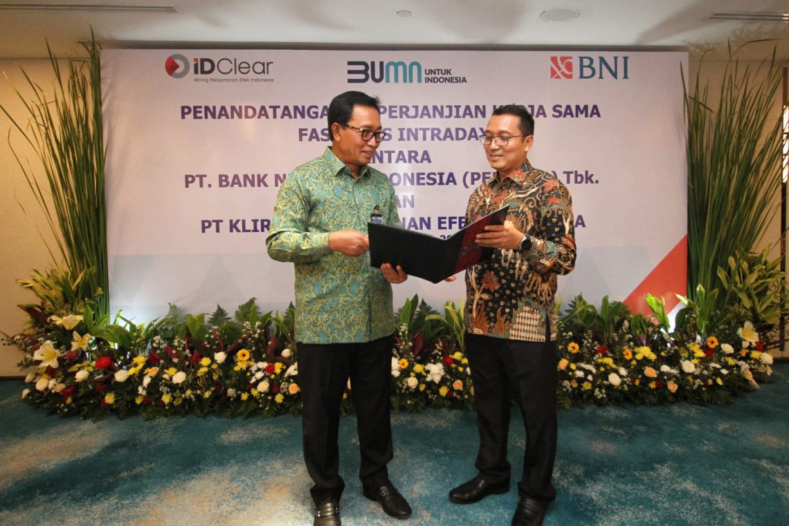 BNI Fasilitasi Intraday  Senilai Rp1,8 Triliun ke KPEI