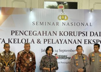 Menkeu dan Kapolri Tekankan Pencegahan Korupsi di Tata Kelola Ekspor-Impor