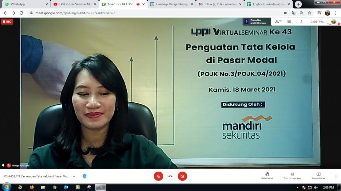 Penerapan GCG di Pasar Modal Sudah Mendesak