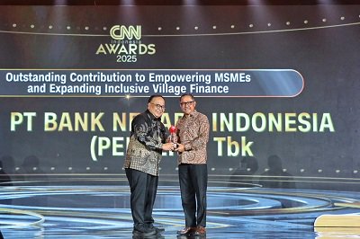 Dorong Keuangan Inklusif, BNI Raih Penghargaan Nasional untuk Pemberdayaan Desa