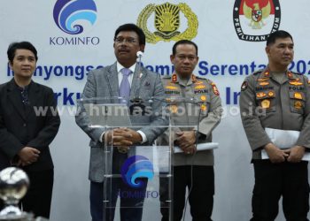 Jaga Keamanan Digital Jelang Pemilu, Polri-Kominfo Jalin MoU