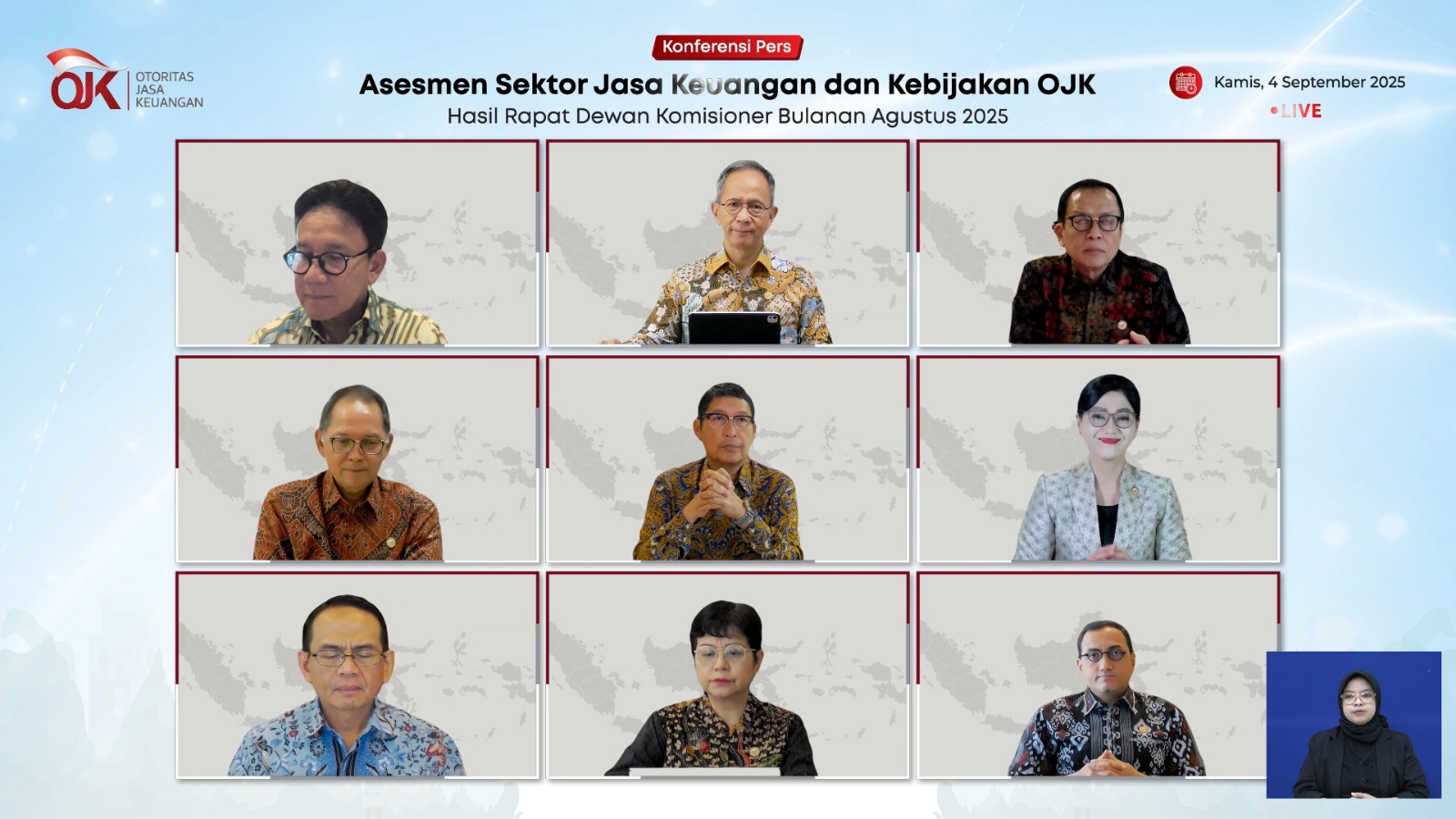 Stabilitas Sektor Keuangan Terjaga, Intermediasi Perbankan Juli Tumbuh 7,03%, IHSG Cetak Rekor Tertinggi di Agustus 2025