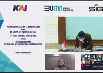 Sinergi BUMN: SIG Gandeng KAI Optimalkan Angkutan Logistik