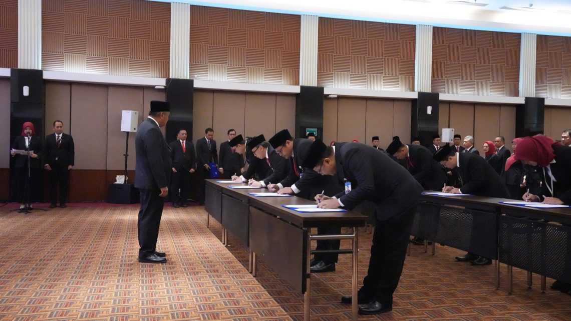 Bank Indonesia Lantik 10 Pemimpin Baru Kantor Pusat dan Perwakilan