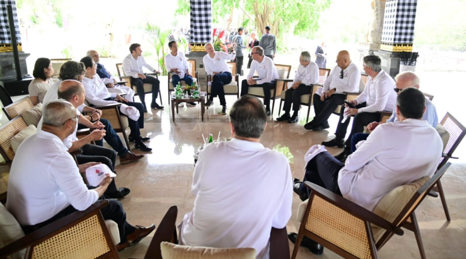 Pemimpin Dunia Ngobrol Santai di Tahura Ngurah Rai