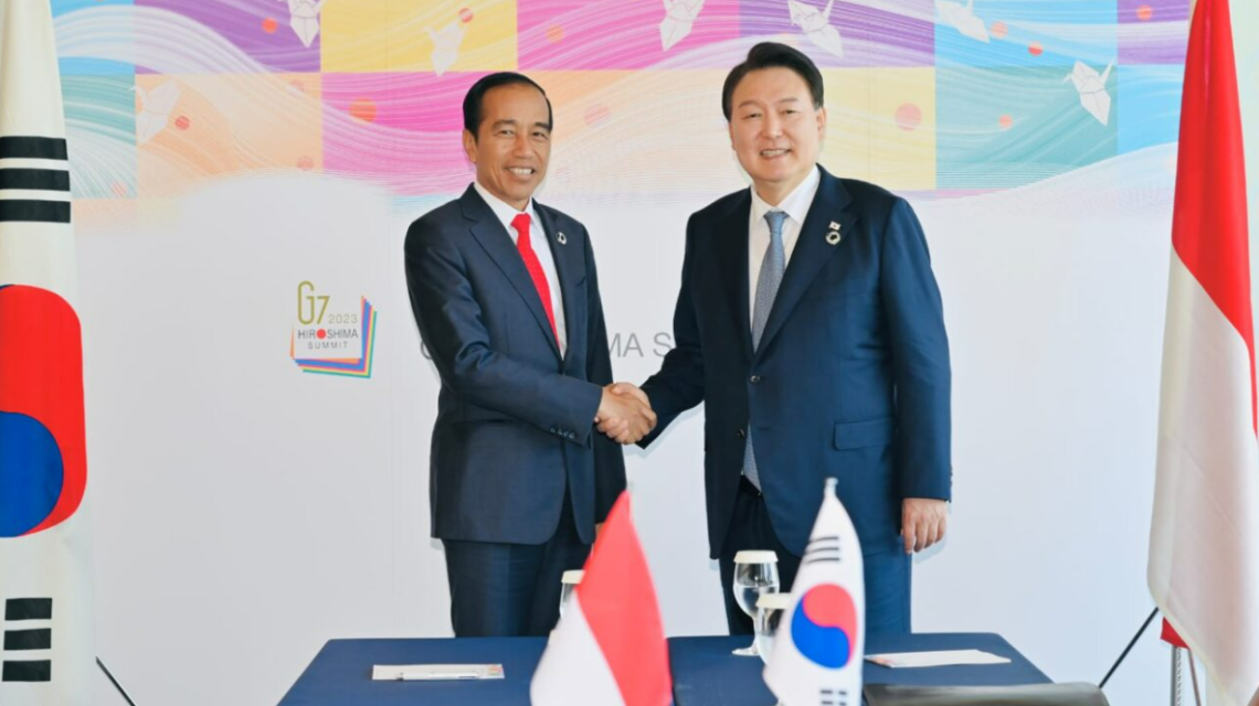 Bertemu Presiden Republik Korea, Jokowi Bahas Potensi Kerja Sama Indonesia-Korea Selatan di Berbagai Bidang