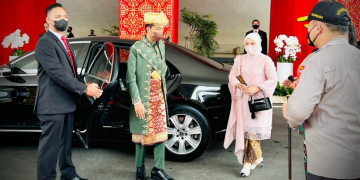 Hadiri Sidang Tahunan MPR, Presiden Jokowi Gunakan Baju Paksian Asal Bangka Belitung