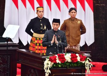Presiden Joko Widodo Sampaikan RAPBN 2025 di DPR