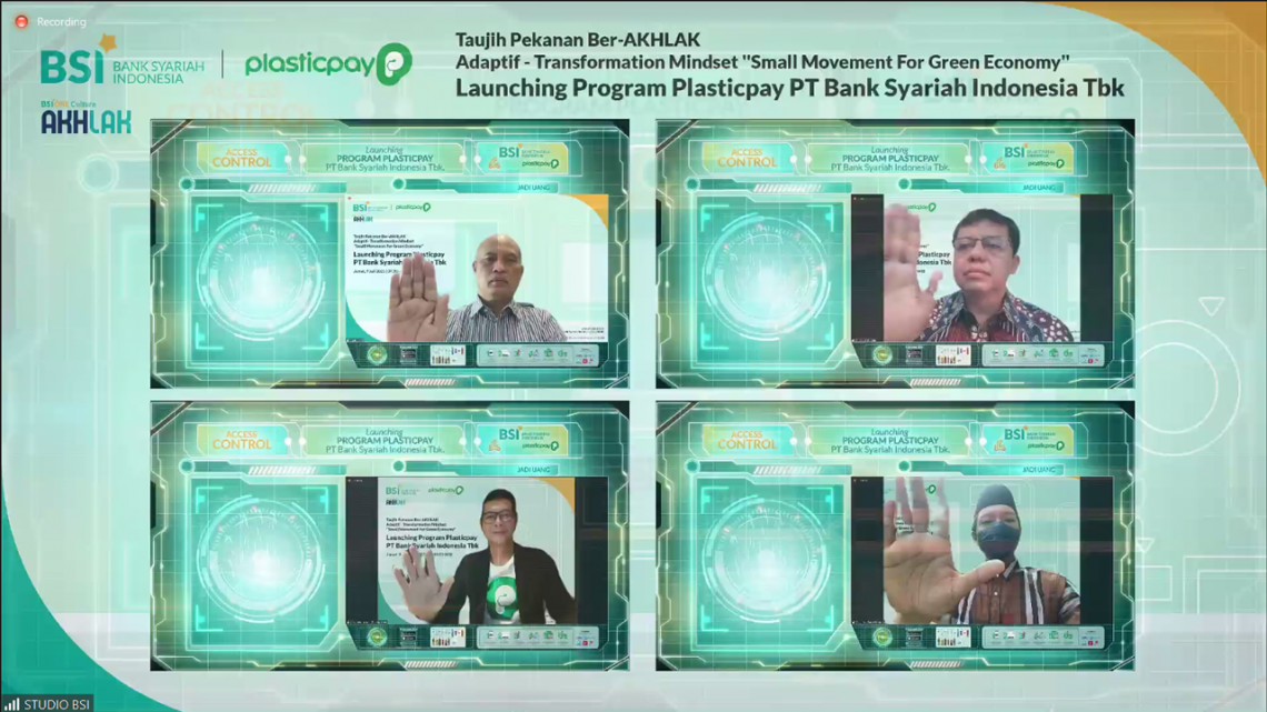 Gerakan Ekonomi Hijau, BSI dan Plasticpay Luncurkan Vending Mesin Sampah Plastik