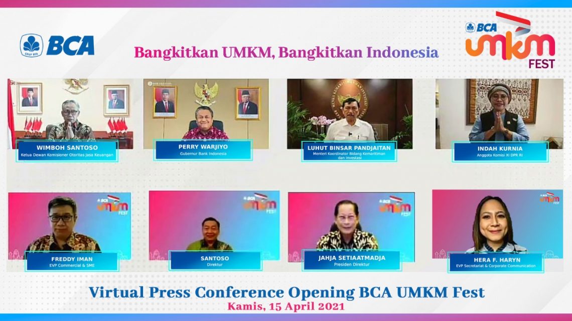 18 Ribu Lebih Produk Lokal Mejeng di Festival Virtual “BCA UMKM Fest”
