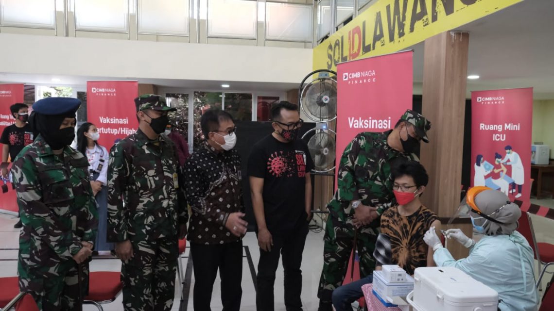 CIMB Niaga Finance, Kemdikbudristek, Lanud Sulaeman, Pemprov Jabar Gelar Vaksinasi 2000 Pelajar di Bandung