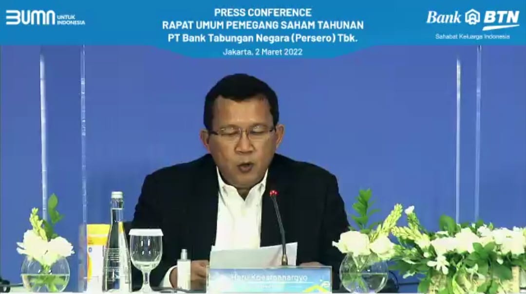 Bank BTN Incar Pertumbuhan Kredit dan DPK 2022 di Kisaran 9%-11%