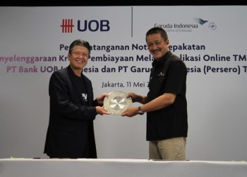UOB Indonesia Bersama Garuda Indonesia Permudah Pembayaran Tiket Pesawat