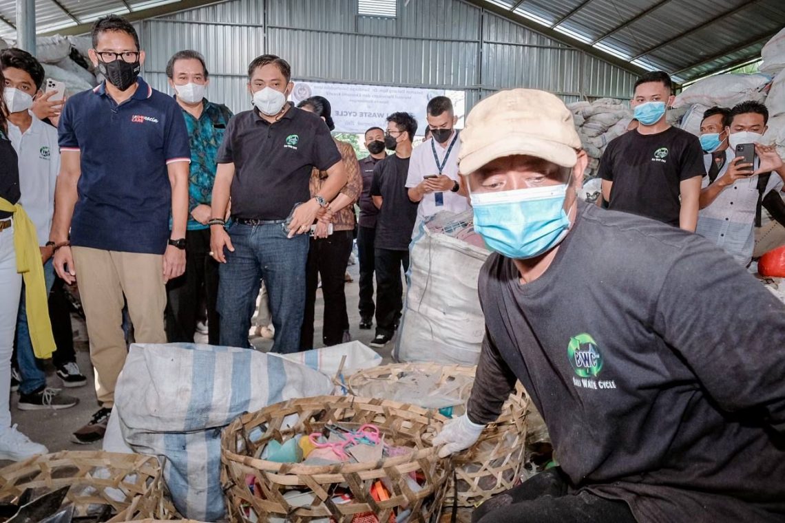Menparekraf Beri Apresiasi Program “Bali Waste Cycle” Terapkan Pariwisata Berkelanjutan