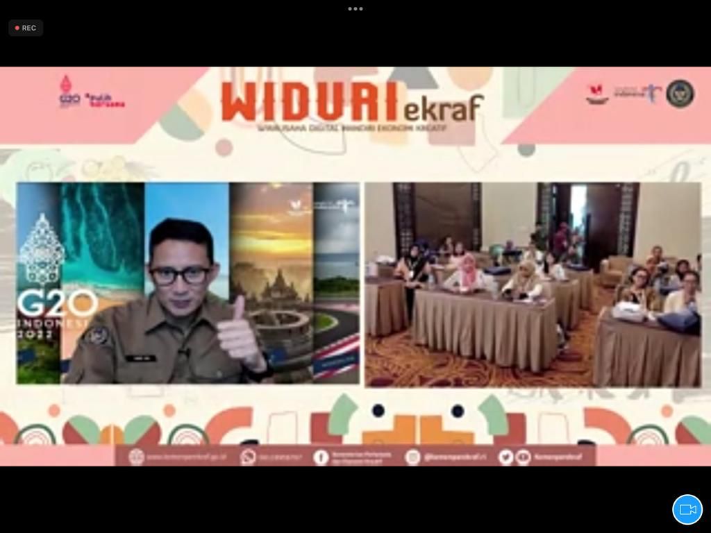 Menparekraf Dorong Pelaku Ekraf Mandalika Kenali Unique Selling Point Produk