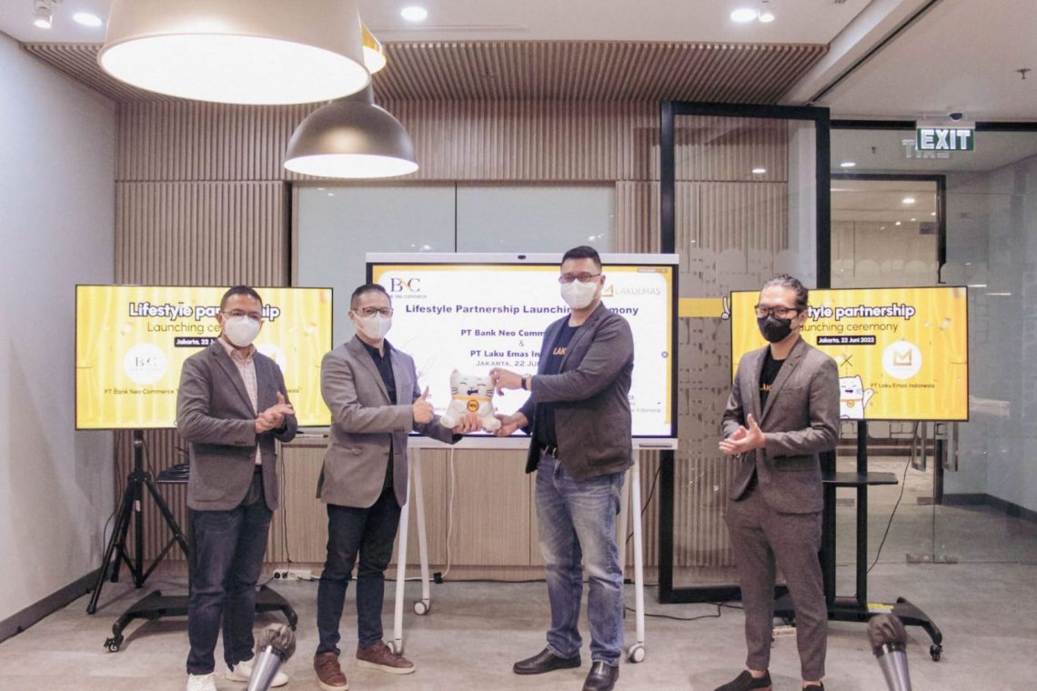 Bank Neo Commerce Gandeng Lakuemas Sediakan Fitur Investasi Emas
