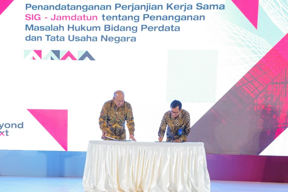 Efektifkan Pengelolaan Kasus Hukum, SIG Gandeng JAMDATUN