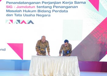 Efektifkan Pengelolaan Kasus Hukum, SIG Gandeng JAMDATUN