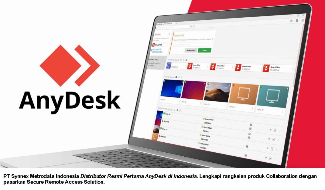 PT Synnex Metrodata Indonesia Jadi Distributor Resmi AnyDesk di Indonesia