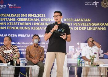 Menparekraf Tekankan Pentingnya Sertifikasi SNI Prokes di Kawasan Wisata