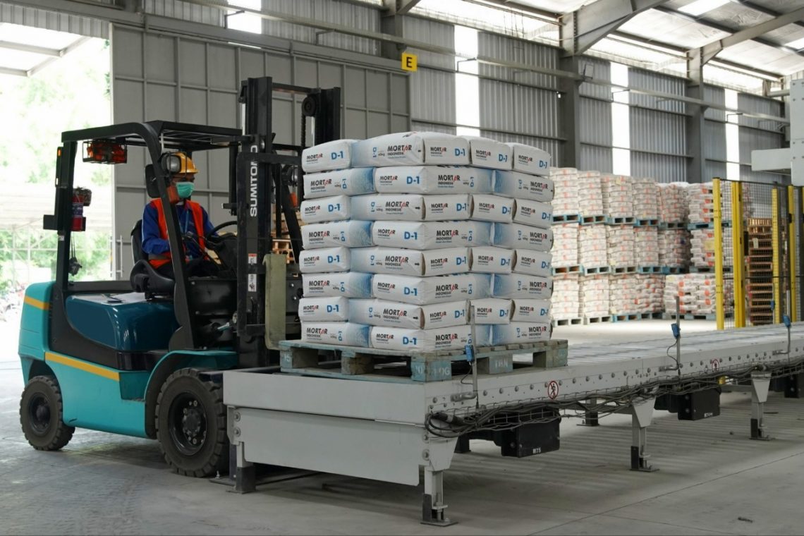 SIG Melalui Unit Usaha MKI Pasok 1.668 Ton Produk Mortar