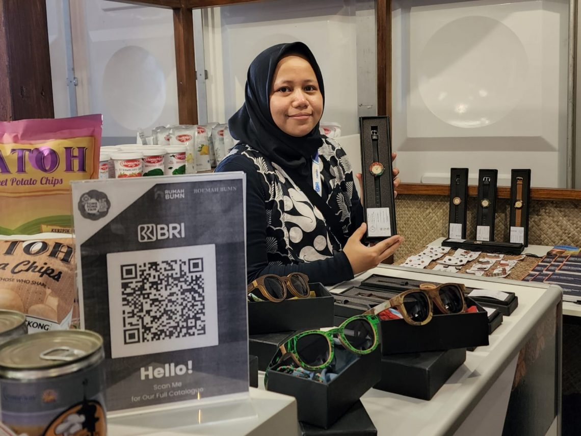 BRI Dukung Fesyen Daur Ulang ke Pasar Tong Tong Belanda