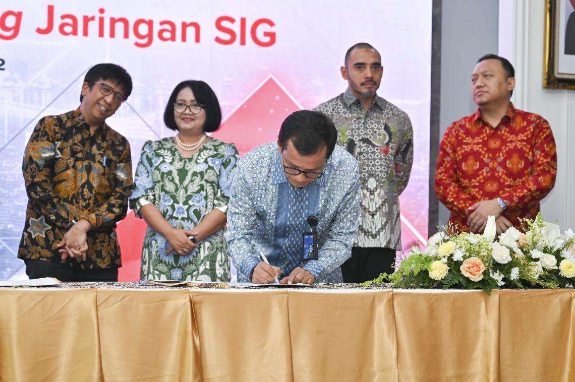 Fasilitasi Retailer Financing, SIG Gandeng Bank Mandiri, BRI, BNI, Telkomsel dan LinkAja