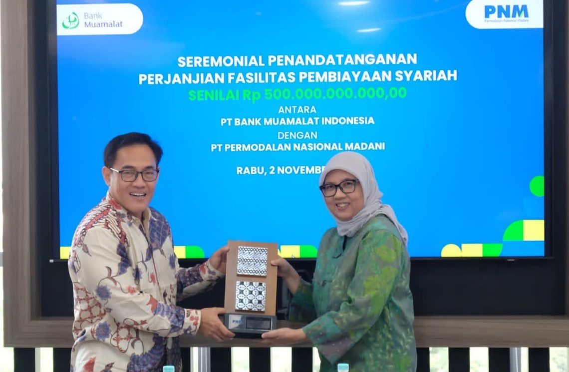 Bank Muamalat Salurkan Pembiayaan Rp 500 Miliar ke PNM
