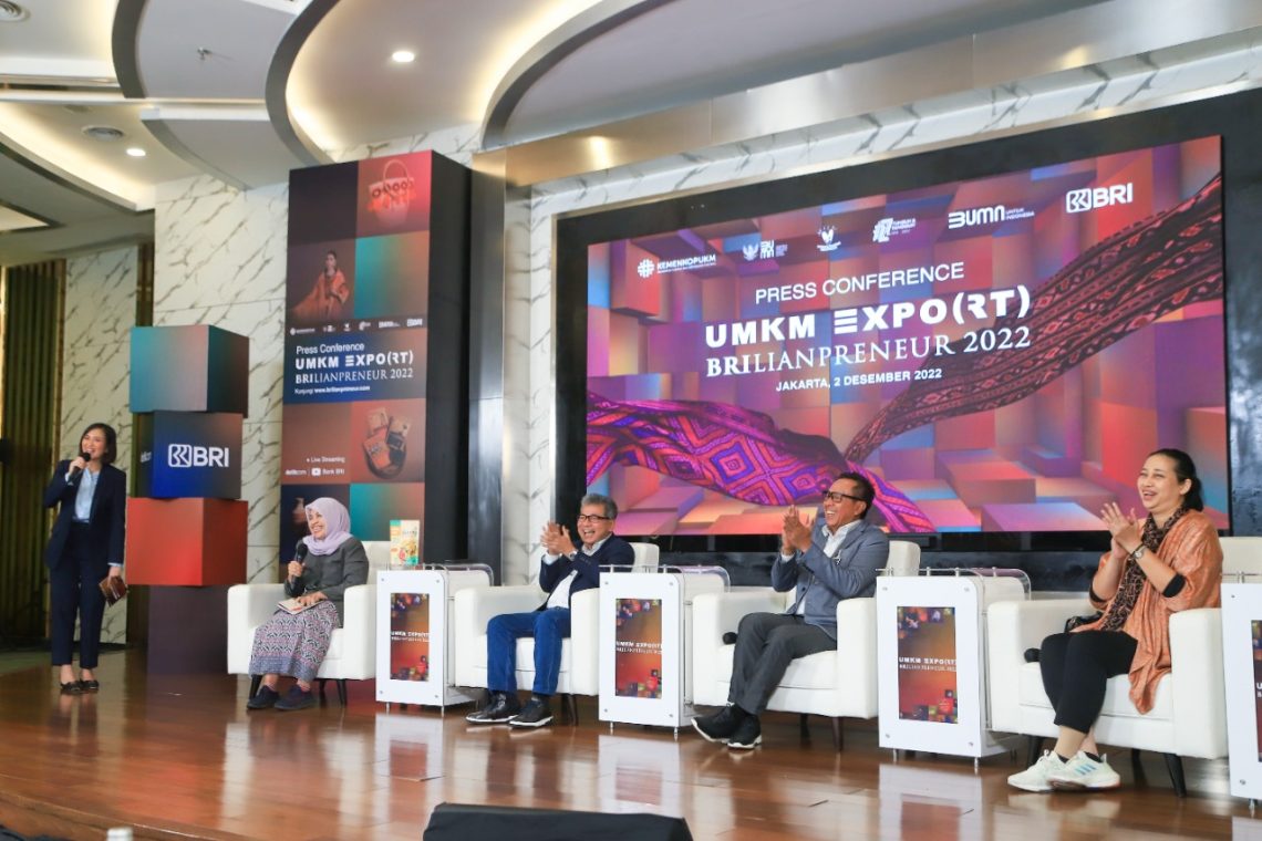 Dukung UMKM Go Global, BRI Selenggarakan UMKM EXPO(RT) BRILIANPRENEUR 2022
