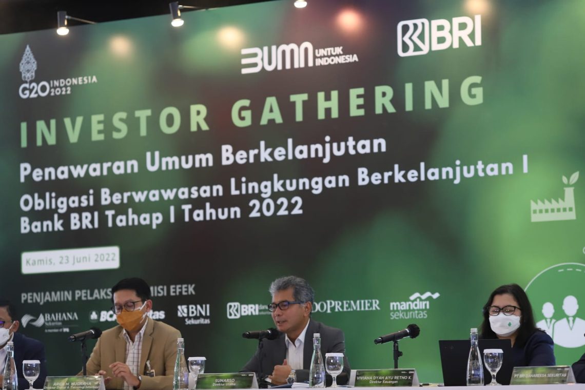 Aksi Korporasi BRI di 2022, Dari Terbitkan Green Bond Hingga Sebar Dividen Interim