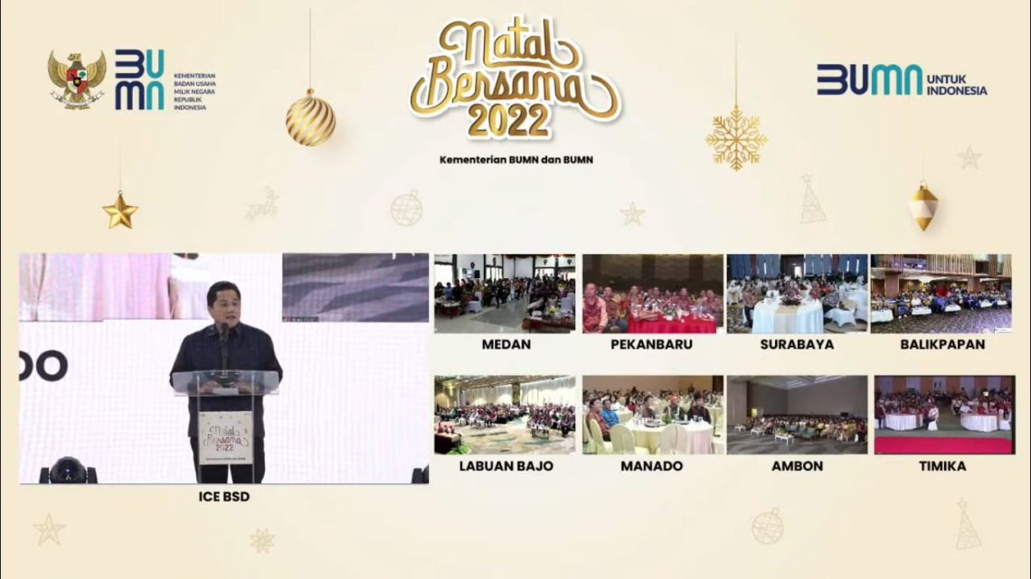 SIG Dukung Penyelenggaraan Natal Bersama Kementerian BUMN dan BUMN