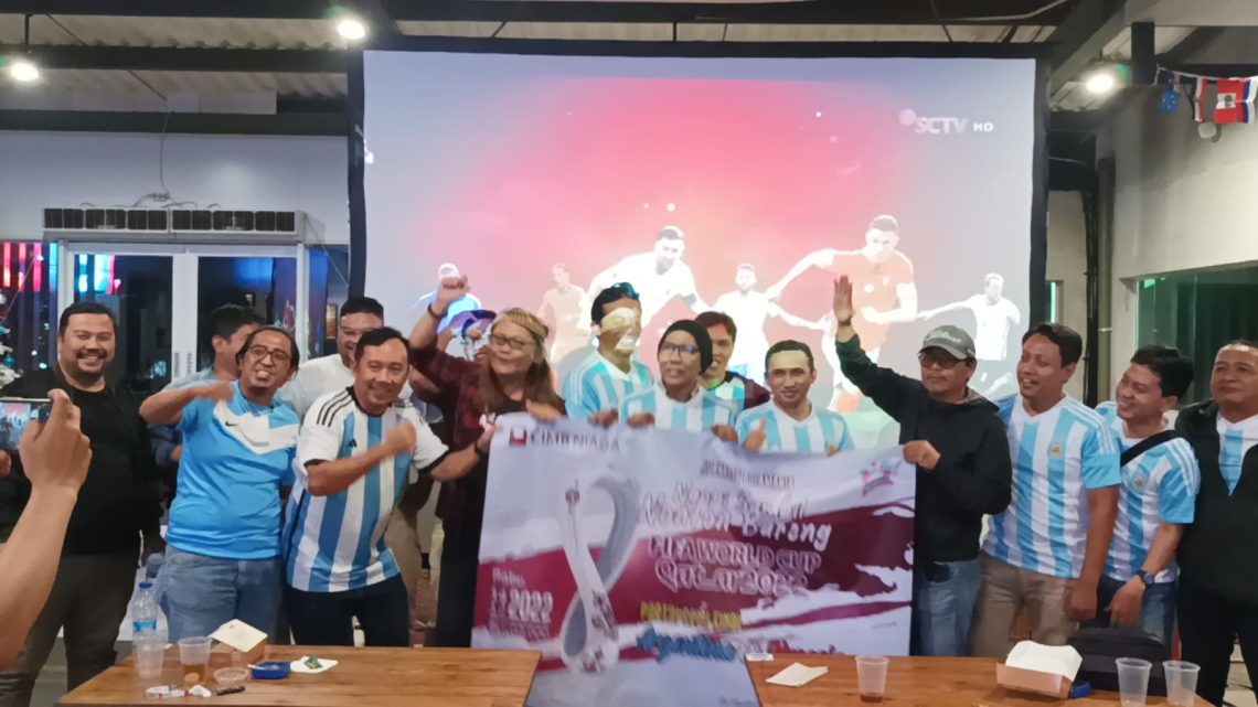 Apresiasi Media, CIMB Niaga Fasilitasi Jurnalis Bolamania Nobar Partai Semifinal Piala Dunia 2022