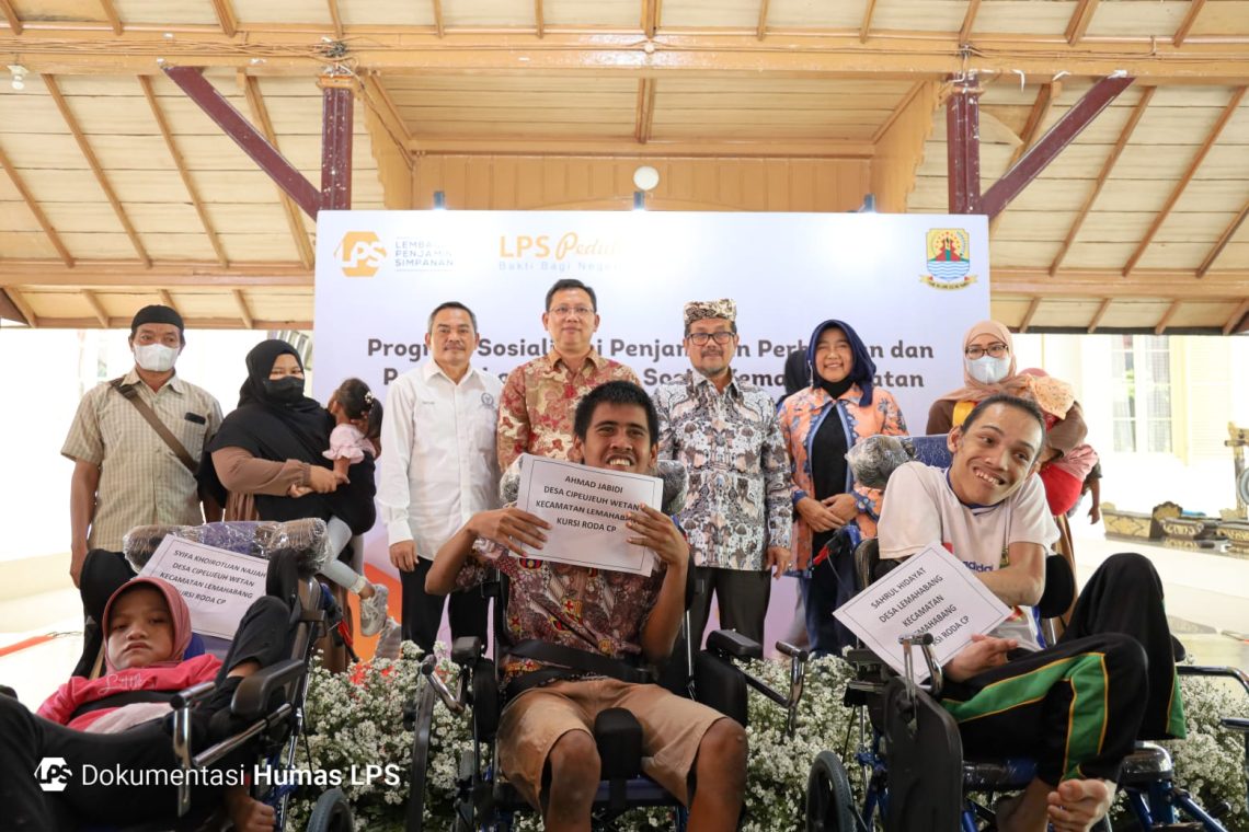 LPS Berikan Bantuan Sosial Kepada Para Penyandang Difabel