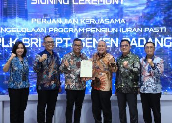 Semen Padang Percayakan Pengelolaan Program Pensiun Iuran Pasti ke DPLK BRI