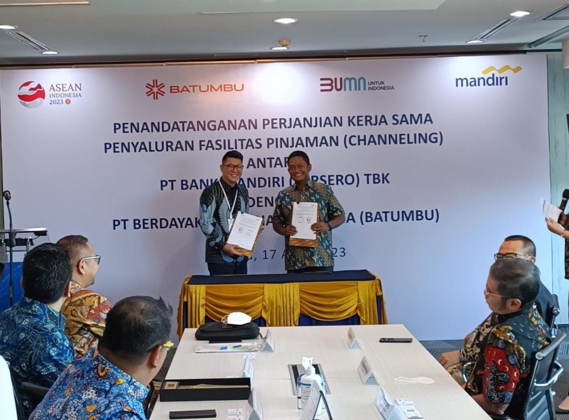 Bank Mandiri Bersama Batumbu Dukung UMKM Go Digital
