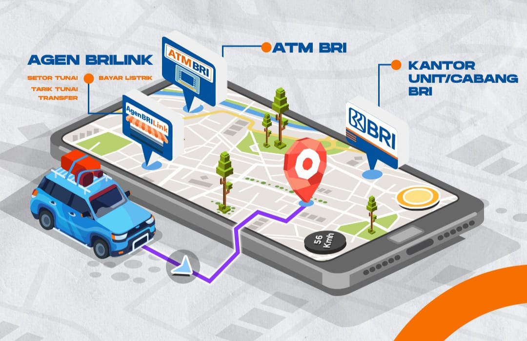 BRI Gandeng Waze Beri Informasi Lengkap Layanan Perbankan