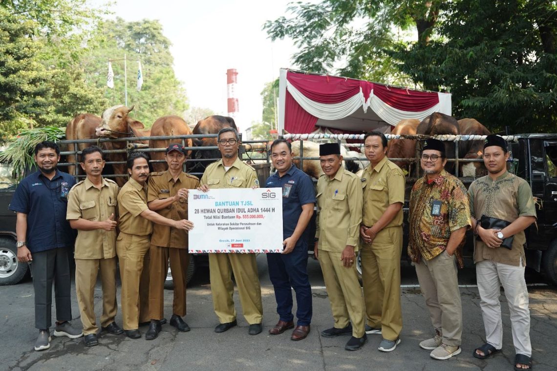 SIG Salurkan 489 Hewan Kurban di 20 Provinsi pada Idul Adha 1444 H