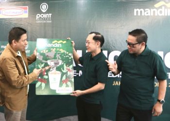 Bank Mandiri dan Indomaret Luncurkan e-Money Point Coffee