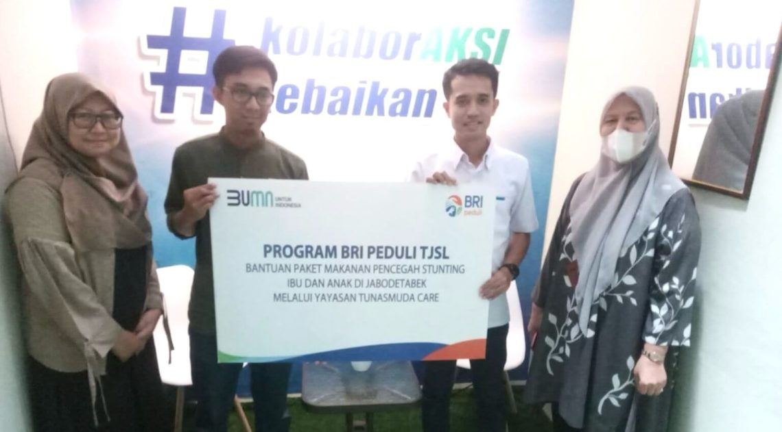 Peduli Stunting, BRI Bagikan 33.333 Paket Makanan Gizi Di Jabodetabek