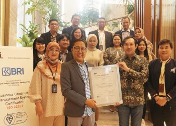 BRI Raih ISO 2230:2019 – BCMS, Pertahankan Keandalan Transaksi Nasabah