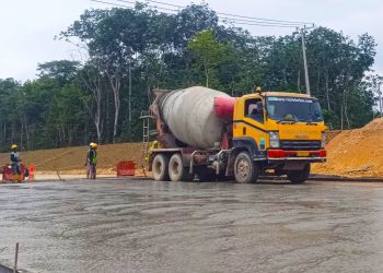 SIG Pasok Beton Siap Pakai Untuk Pembangunan Jalan Tol Bayung Lencir – Tempino