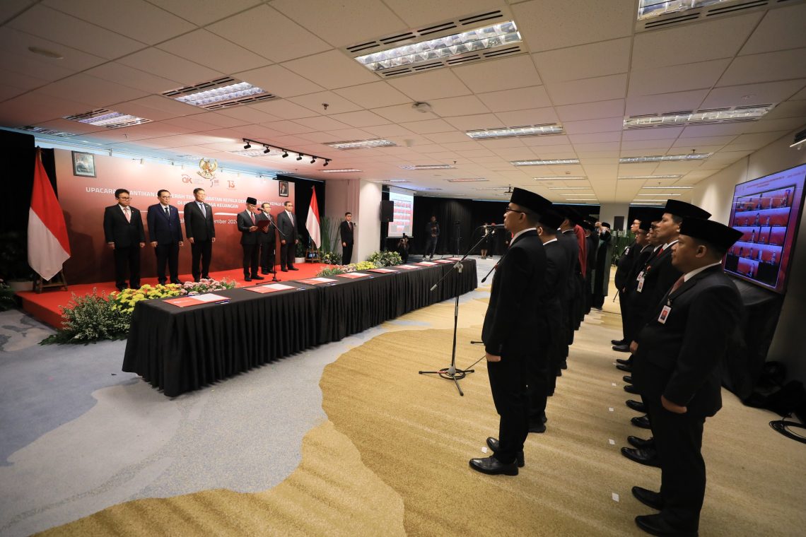 OJK Lantik Pimpinan Baru Satuan Kerja dan Kepala OJK Daerah