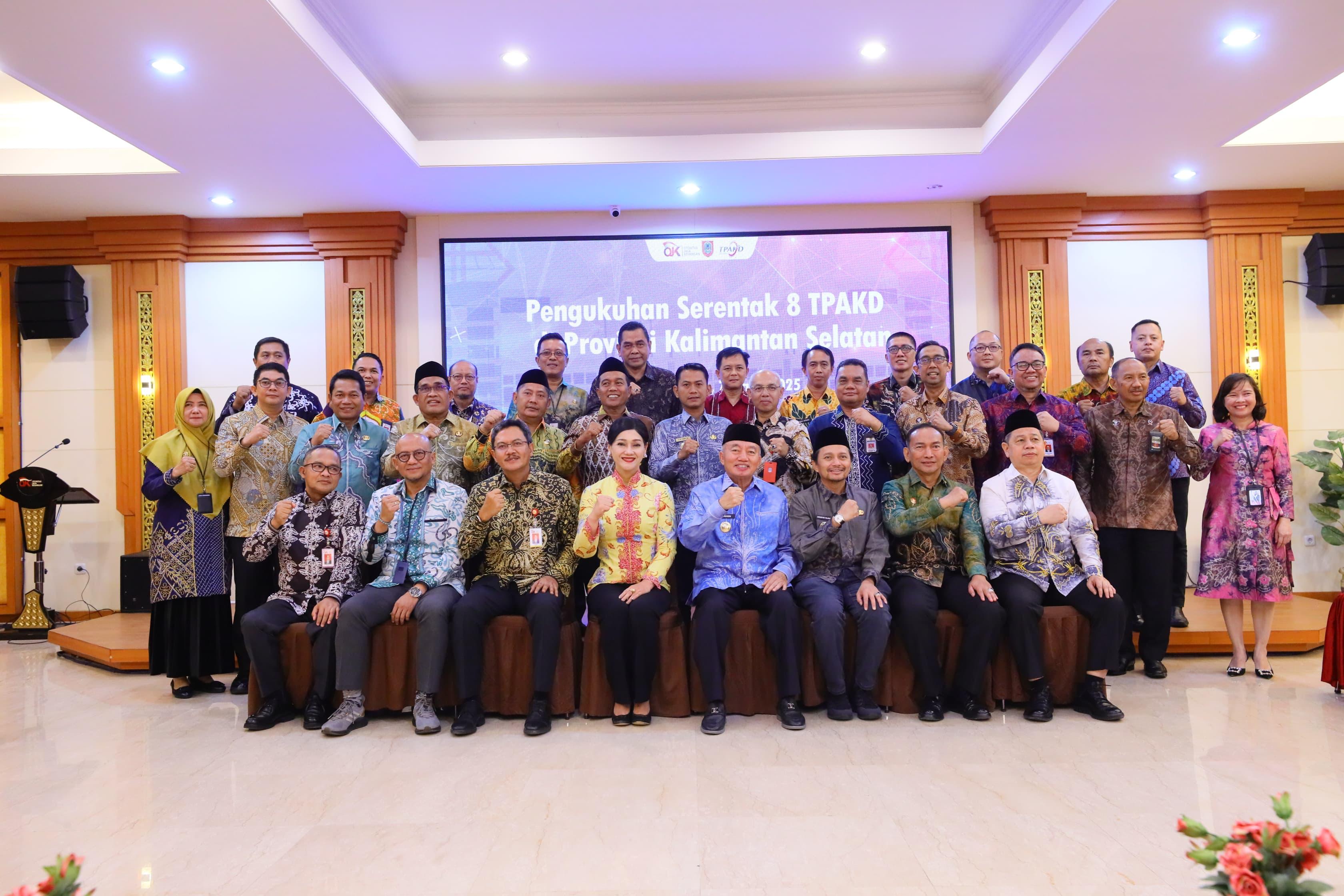 Tingkatkan Inklusi Keuangan, OJK Kukuhkan Serentak Delapan TPAKD di Kalsel