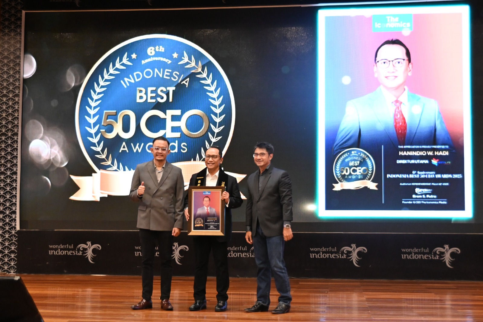 Direktur Utama PertaLife Insurance Raih Penghargaan Best 50 CEO Awards 2025